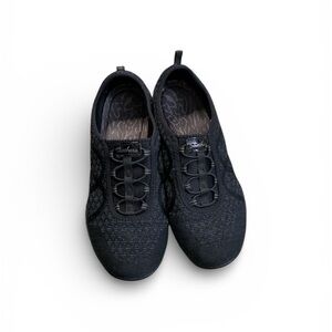 Skechers Charcoal Slip-On Shoes